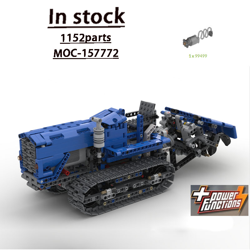 Farming Agriculture Model - MOC-157772 Model Blok Bangunan Traktor Perayap