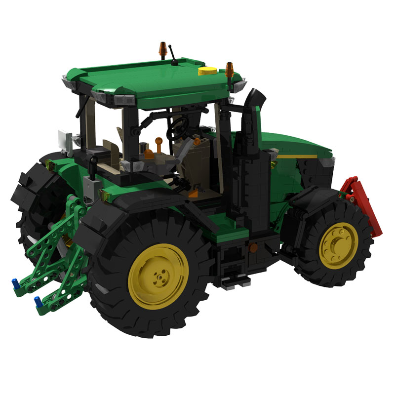 Farming Agriculture Model - MOC-231420 Model Blok Bangunan Traktor Pertanian