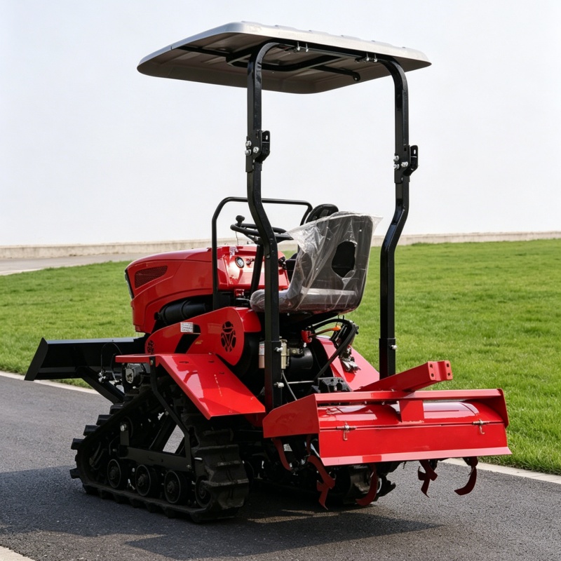 Farming Agriculture Machine - Mesin Pengolah Tanah Putar Crawler 2026