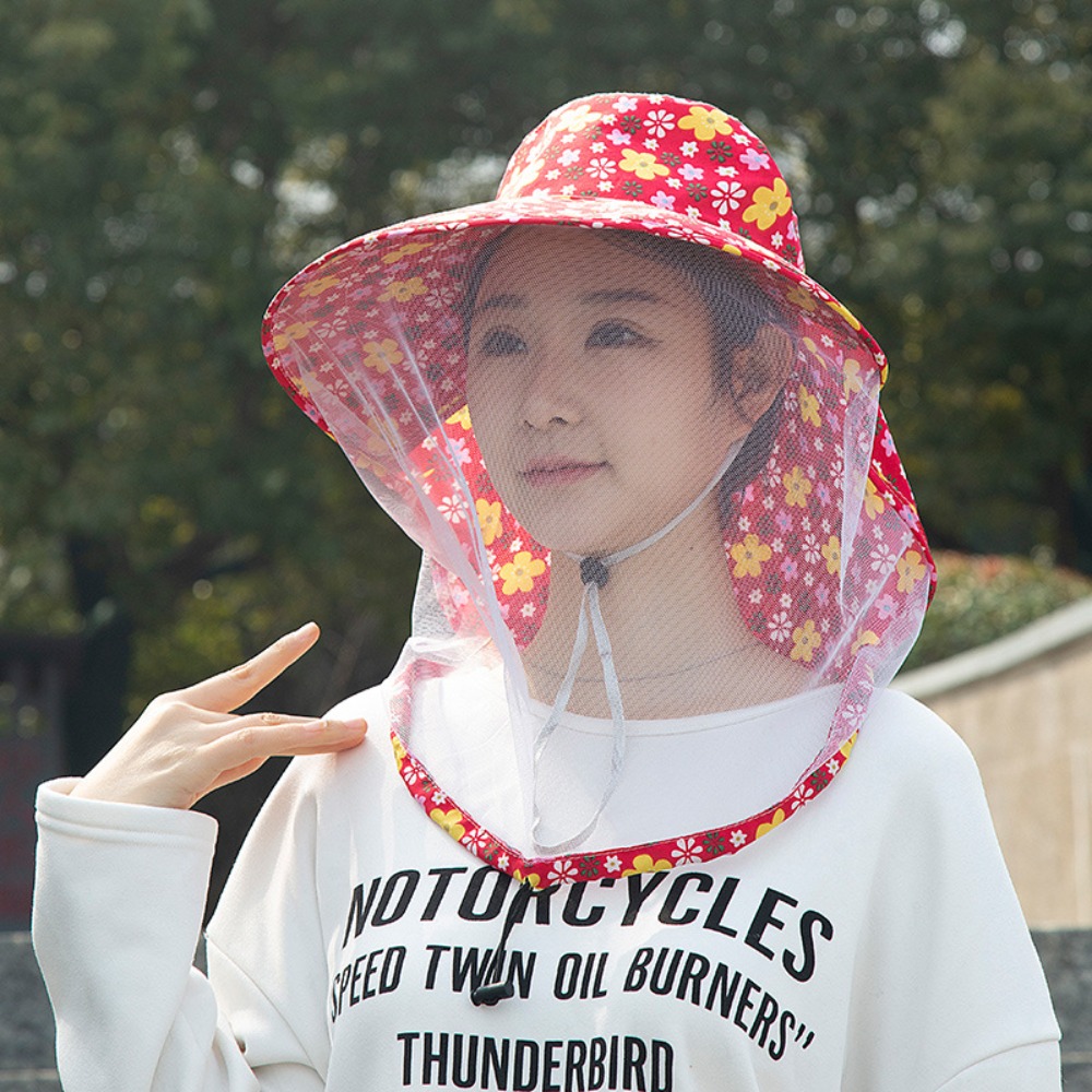 Agriculture Farming Hats - Topi Anti Nyamuk dan Serangga, Masker