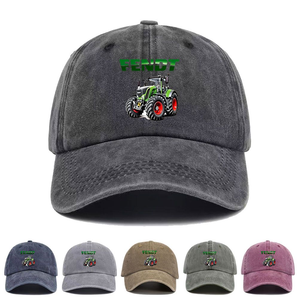 Agriculture Farming Hats - Topi Baseball Vintage Berwarna Pudar dengan