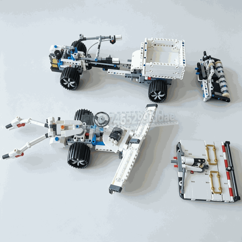 1021Parts MOC Traktor Pertania - Farming Agriculture Model ulasan dan harga