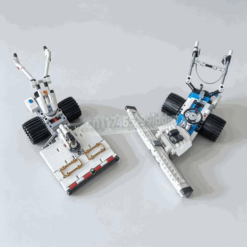 1021Parts MOC Traktor Pertania - Farming Agriculture Model ulasan dan harga