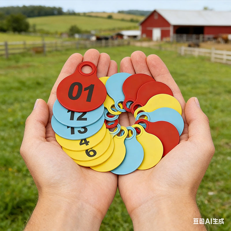 50Pcs Tag Telinga Ternak TPU d - Livestock Ear Tag ulasan dan harga