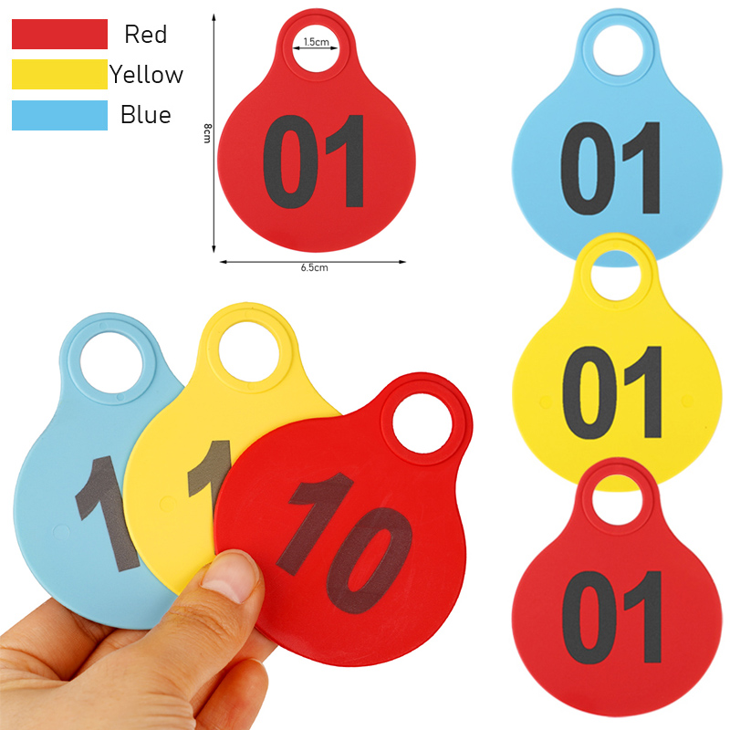 50Pcs Tag Telinga Ternak TPU d - Livestock Ear Tag ulasan dan harga