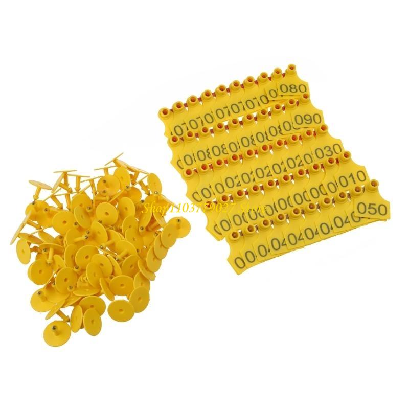 C4DF 001-100 Nomor Tag Plastik - Livestock Ear Tag ulasan dan harga