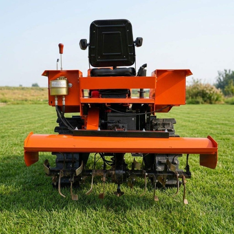 Traktor Crawler 4WD Rotary Til - Agriculture Farming Equipments ulasan dan harga