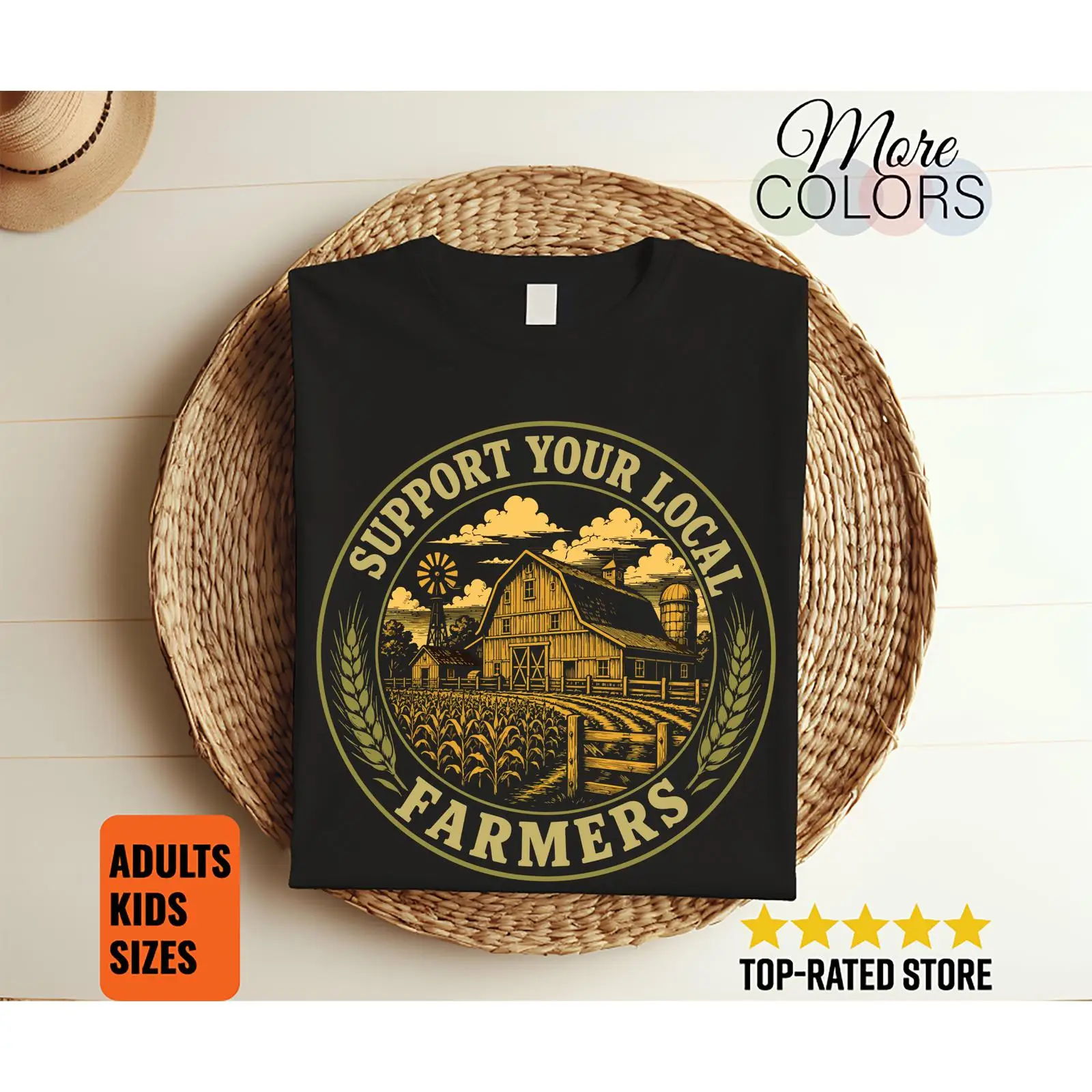 Dukung Petani Lokal Anda Kaos  - Agriculture Farming For Kids ulasan dan harga