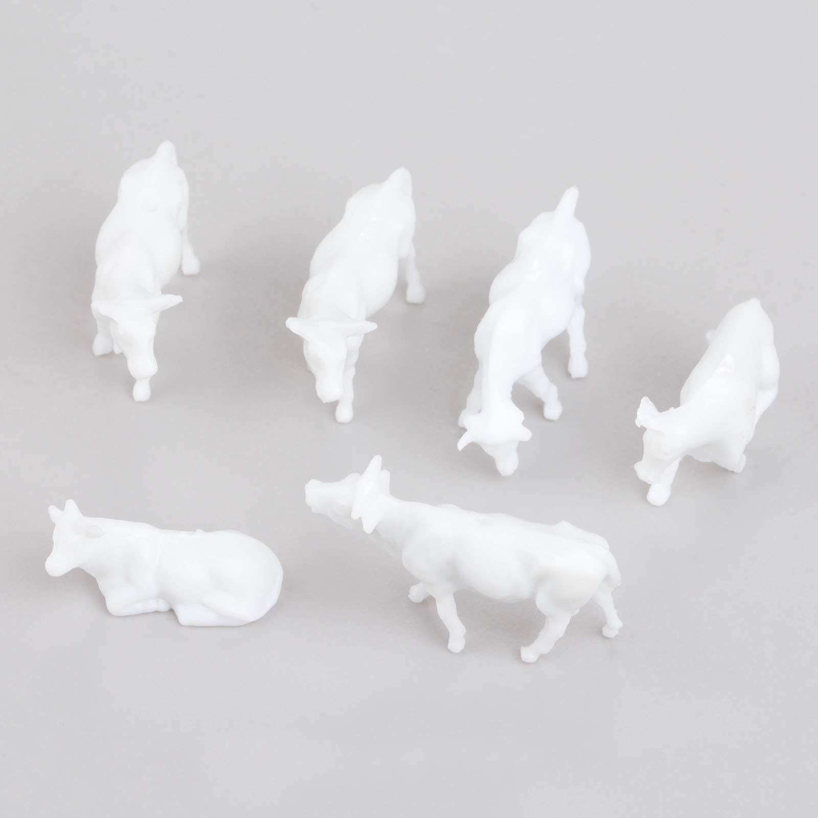 100 Buah Putih Model Sapi Skal - Farming Agriculture Model ulasan dan harga